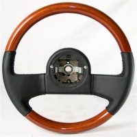 E13319 WHEEL-STEERING-WOOD AND LEATHER-84-89