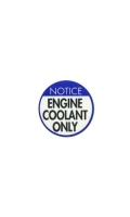 E13478 DECAL-ENGINE COOLANT RESERVOIR CAP-77L-82
