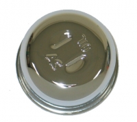 E14248 CAP-OIL FILLER-WITH SOLID LIFTERS-NON VENTED-CHROME PLATED-62