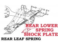 E14276 PLATE-SHOCK-REAR LOWER SPRING-RIGHT-56-59