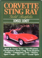 E14571 BOOK-CORVETTE STINGRAY:GOLD PORTFOLIO-63-67