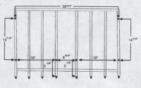 E14700 TEMPORARILY UNAVAILABLE RACK KIT-LUGGAGE-6 HOLE DESIGN-CHROME-WITH MOUNTING HARDWARE-SPECIAL-68-75