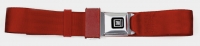 E14783 SEAT BELT SET-UNIVERSAL LAP-NON RETRACTABLE 60-METAL GM BUCKLE-COLORS-PAIR-68-96