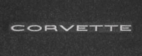 E15044S MAT SET-FLOOR-LLOYD'S VELOURTEX-WITH EMBROIDERED SILVER SCRIPT LOGO-COLORS-PAIR-68-73