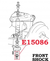 E15086 MOUNTING KIT-SHOCK ABSORBER-FRONT UPPER, LOWER OR REAR UPPER-5 PIECE-53-62