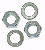 E15128 NUT AND LOCKWASHER SET-REAR LEAF SPRING EYE PIN-4 PIECES-53-62