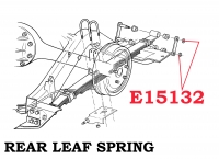E15132 MARSDEN NUT SET-REAR LEAF SPRING SHACKLE-AS ORIGINAL-3-8-24 MARSDEN STYLE-PAIR-53-62