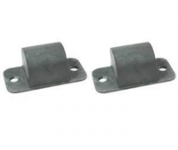 E15138 BUMPER SET-REAR FRAME OVER LEAF SPRING-WITH FLAT PLATE-PAIR-57L-58