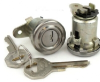 E15176 LOCK-DOOR-WITH ORIGINAL KEYS AND PAWLS-PAIR-56-60