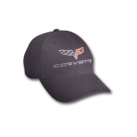 E15676 CAP-C6 CORVETTE CHINO TWILL-BLACK