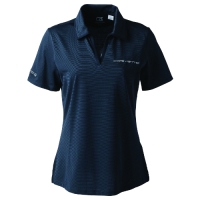 E15876 SHIRT-LADIES-POLO-DRYTEC MEDINA CORVETTE-BLENDED COTTON-ONYX