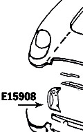 E15908 PANEL-RADIATOR SUPPORT-PRESS MOLDED-WHITE-RIGHT-53-55