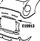 E15913 PANEL-RADIATOR SUPPORT-UPPER-53-55