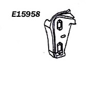 E15958 COVER-DOOR HINGE PILLAR-LEFT-56-62