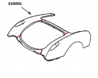 E16001 FENDER-REAR-HAND LAYUP-WHITE-LEFT-56-60