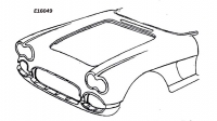 E16049 FRONT END-PRESS MOLDED-PRE ASSEMBLED-WHITE-58-61