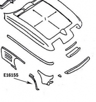 E16155 BONDING STRIP-WHEEL OPEN-PRESS MOLDED-BLACK-RIGHT-67