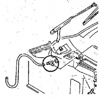 E16253 TEE-WINDSHIELD WASHER HOSE-84-96