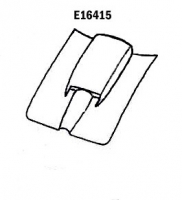 E16415 HOOD-ASSEMBLY-BIG BLOCK-PRESS MOLDED-BLACK-67