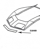 E16469 BONDING STRIP-SURROUND REINFORCING-PRESS MOLDED-BLACK-68-72