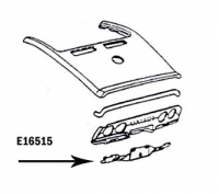 E16515 PANEL-EXHAUST-WITH SIDE EXHAUST-PRESS MOLDED-BLACK-69