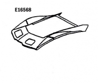 E16568 HOOD SURROUND-SHEET MOLDED COMPOUND-PRESS MOLDED-GRAY-75-82