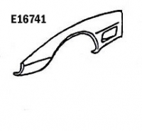 E16741 FENDER-FRONT-HAND LAYUP-LEFT HAND-73-79