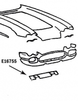 E16755 PANEL-FRONT LOWER FILLER-BAFFLE / BAFFLE-HAND LAYUP-58-62