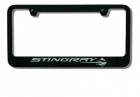 E17101 FRAME-LICENSE PLATE-STINGRAY-BLACK