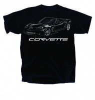 E17116 SHIRT-CORVETTE-BLACK