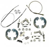 E17455 CABLE KIT-PARKING BRAKE-STAINLESS STEEL CABLES-WITH STAINLESS STEEL SHOES-67-82