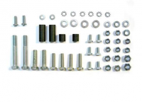 E18421 BOLT KIT-FRONT LICENSE PLATE-BUMPERETTE-50 PIECES-58-62