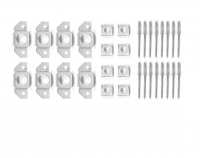 E18515 CAGE ASSEMBLY SET-DOOR HINGE-WITH NUT-WITH RIVETS-32 PIECES-56-62 DISCONTINUED