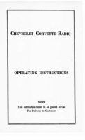 E18572 BOOKLET-RADIO INSTRUCTIONS-EACH-53-57