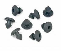 E18575 FASTENER KIT-FIREWALL TO CARPET-RUBBER-8 PIECES-63-67