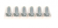 E19050 SCREW SET-SHIFTER LOWER RETAINER-MANUAL-STAINLESS STEEL-6 PIECES-68-81