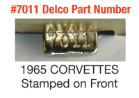 E19569D BOOSTER-BRAKE-DELCO #7011 STAMPED-NEW-DATE CODED-65
