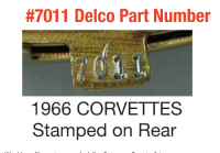 E19570 BOOSTER-BRAKE-DELCO #7011 STAMPED-NEW-66