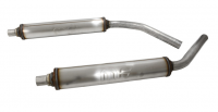 E20247 EXHAUST SYSTEM-MAGNAFLOW-2.5 INCH-ROUND MUFFLER-NO CROSSOVER-62