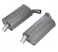 E19791 MUFFLER-STAINLESS STEEL-2.5 INCH-PAIR-68-72