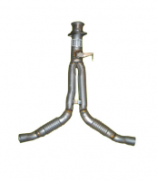 E19846 PIPE-EXHAUST-REAR-Y PIPE-STAINLESS STEEL-2.25 INCH-91