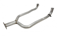 E19828 PIPE-EXHAUST-FRONT-Y PIPE-ALUMINIZED-84-85