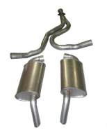 E20046 EXHAUST SYSTEM-ALUMINIZED-CAT BACK-STOCK-L82-78-81