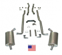 E20207 EXHAUST SYSTEM-DELUXE-2.5 INCH-BIG BLOCK-427-AUTOMATIC-66-67