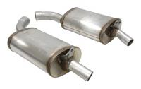 E20300 MUFFLER-MAGNAFLOW-ALUMINIZED-2.5 INCH-PAIR-68-72