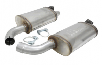 E20300 MUFFLER-MAGNAFLOW-ALUMINIZED-2.5 INCH-PAIR-68-72