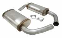 E20343 EXHAUST SYSTEM-ALUMINIZED-AUTOMATIC-HEADERS AND MAGNAFLOW MUFFLERS-74-76
