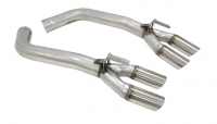 E20387 MUFFLER ELIMINATOR-ALUMINIZED-STAINLESS STEEL TIPS-PAIR-92-96