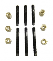 E20405 STUD KIT-EXHAUST-MANIFOLD-WITH BRASS NUTS-12 PIECES-59-80