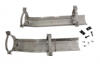 E20423 HEAT SHIELD-EXHAUST PIPE-2.5 INCH-STAINLESS STEEL-PAIR-64-65 TEMPORARILY DISCONTINUED